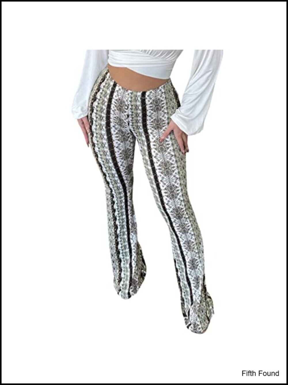 Flare Yoga Leggings High Waisted Boho Palazzo Bell Bottoms Wide Leg Pants